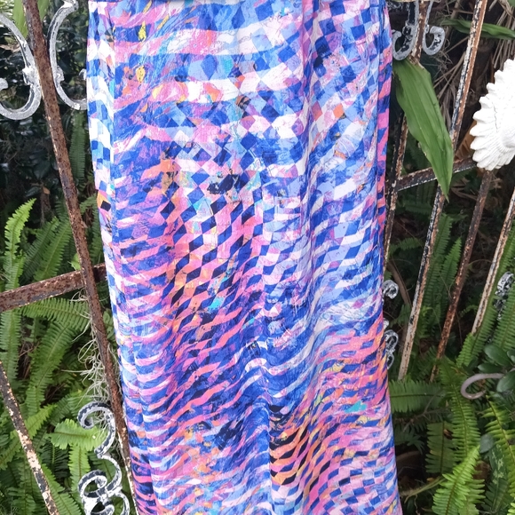 Be by Cheetah B Maxi dress sz 12 - Picture 5 of 6